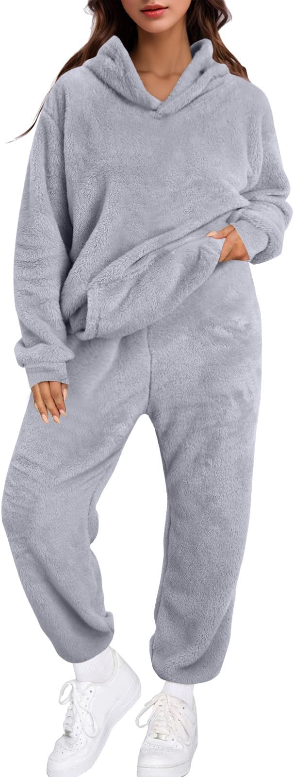 QIUhhpuy Pyjama Femme, Ensembles De Pyjama Femme En Polaire