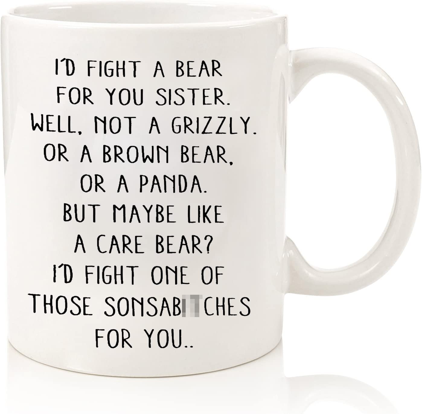 Mi Hermana Tiene Una Hermana Increíble, Taza Personalizada De Hermanas, Regalo De Cumpleaños De Hermana Mayor, Taza De Café De Hermanas De Niñas Personalizadas, Hermana Divertida Gi - España