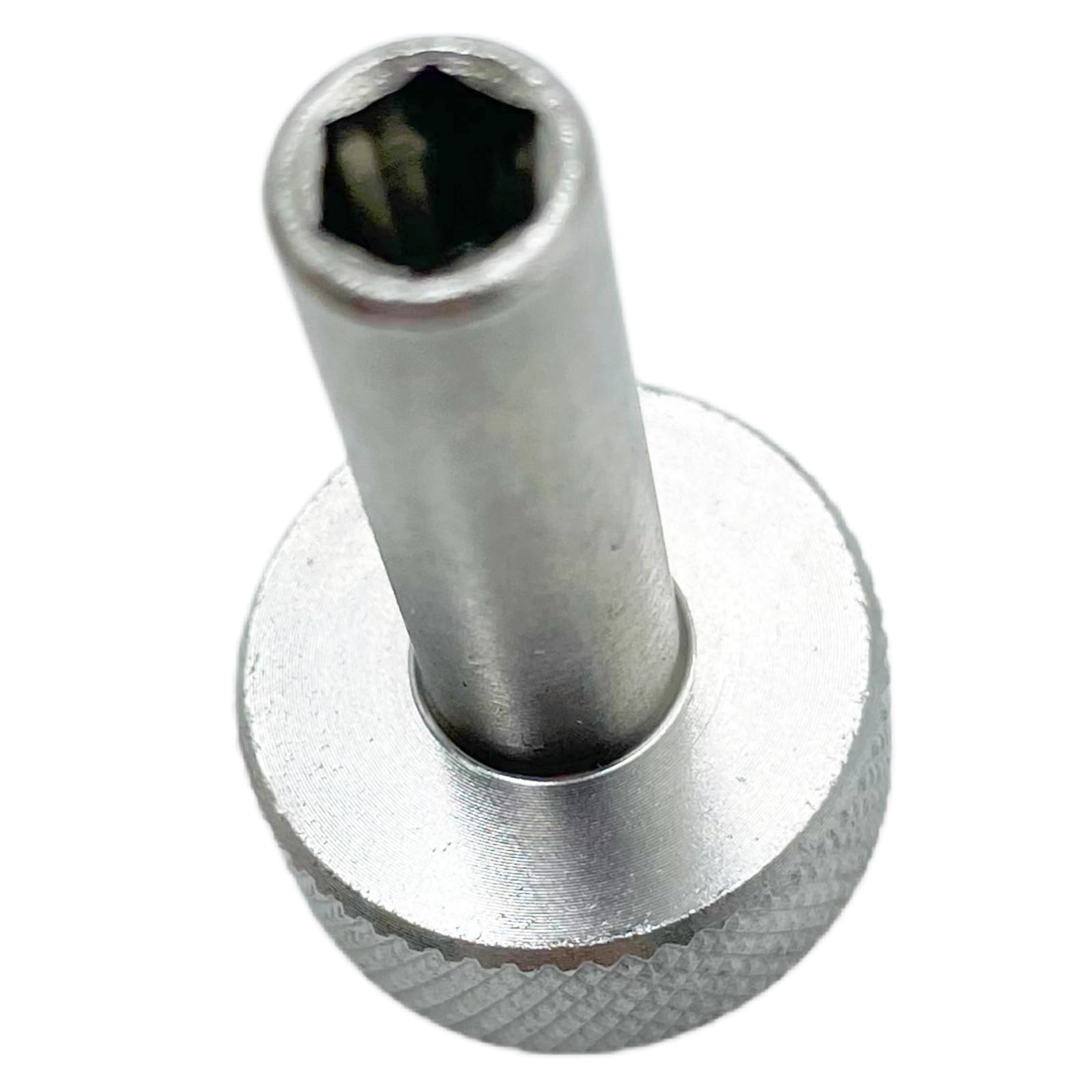 Chiave per accordatura per chitarra a pedale in acciaio, adatta a dadi esagonali standard da 3/16", in nylon, impugnatura zigrinata in acciaio inox, confezione da 1