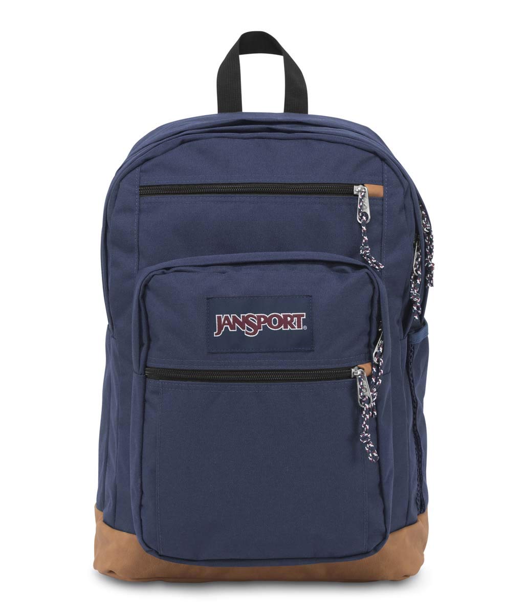 JanSport Cool Backpack with 15-inch Laptop Sleeve - Large Computer Bag Rucksack with 2 Compartments Ergonomic Straps Navy