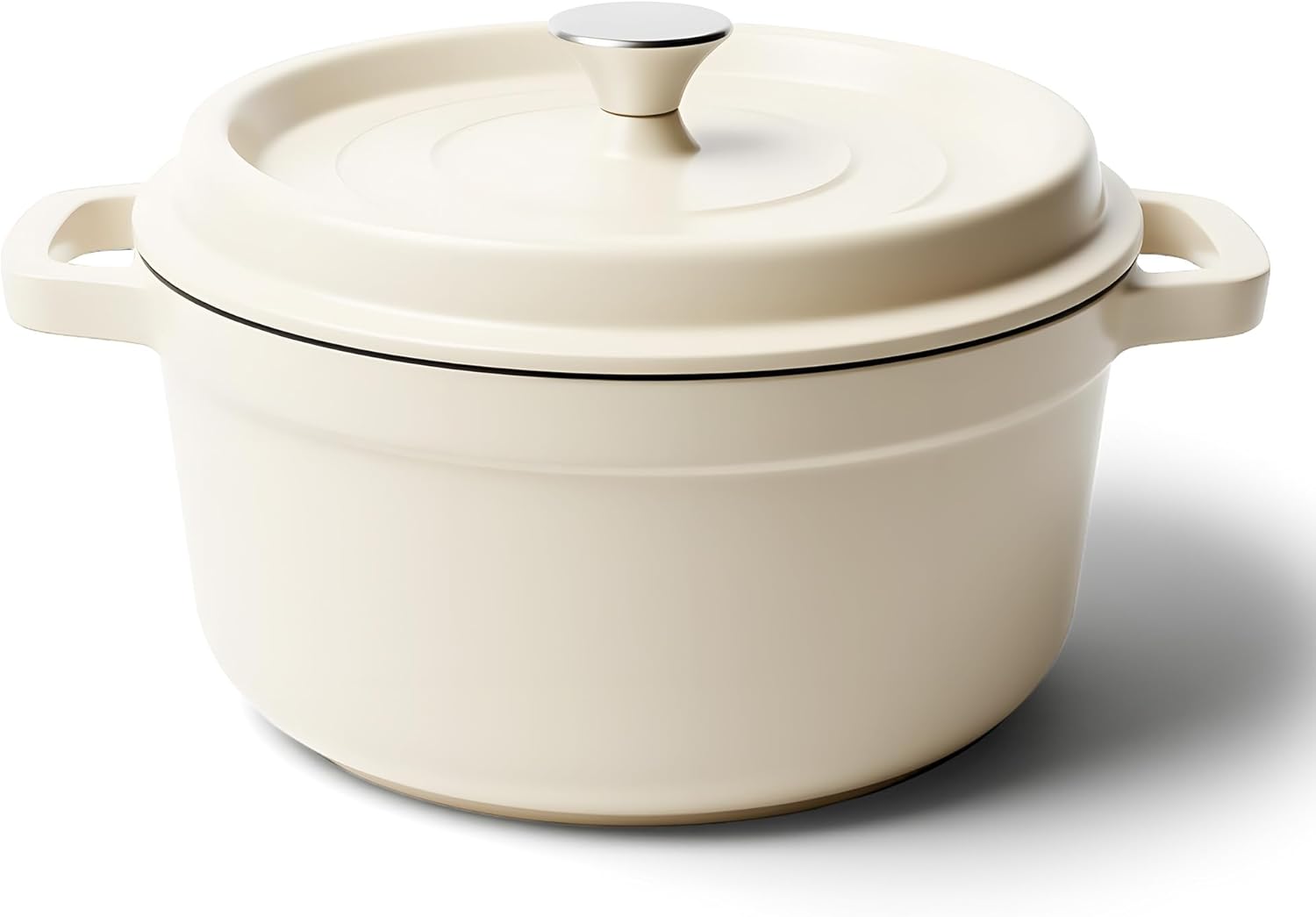 6 Quart Dutch Oven Pot with Lid, Non Stick Enameled Cast Iron Dutch Oven for Bread Baking, Heavy-Duty, Oven Safe Ceramic Cookware Up to 500°F for Baking, Braising, Stews, Roasting, Blue