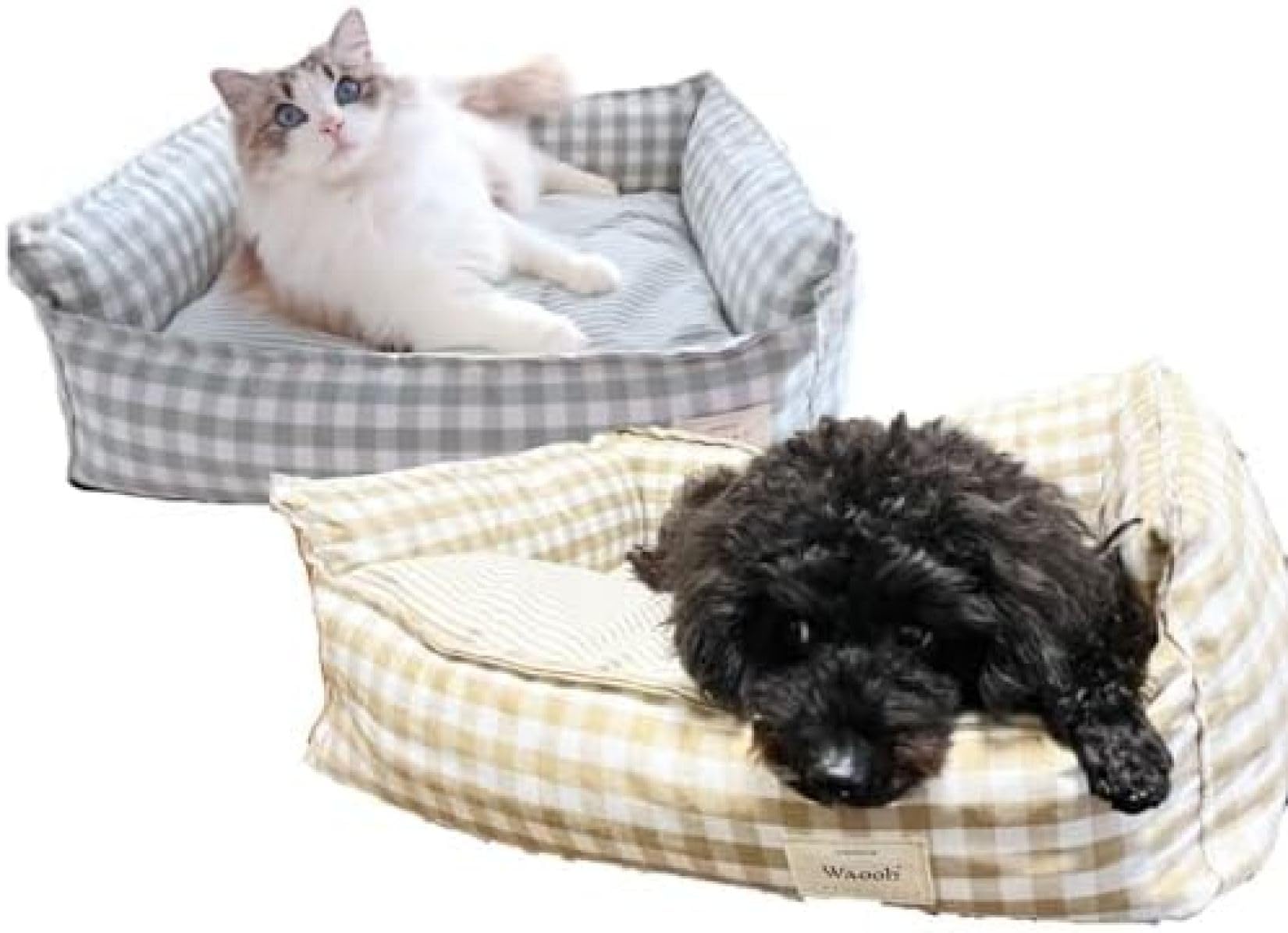 Susan Lanci チェック柄犬用ベッド Susan Lanci チェック柄犬用ベッド Susan Lanci チェック柄犬用