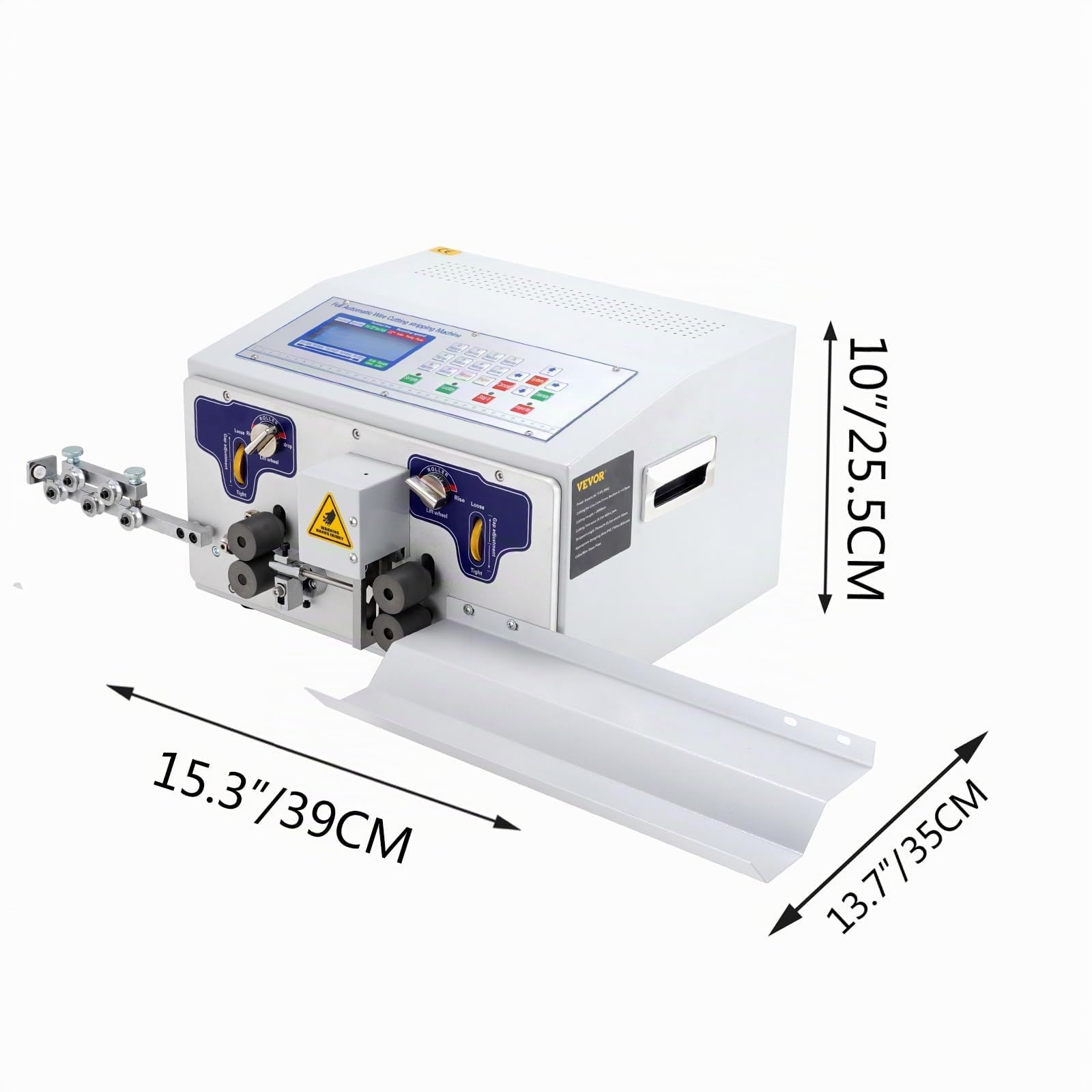 VEVOR Macchina spellatrice elettrica, Spelafili automatica SWT508-JE Controllato da Microcomputer Display LCD per la lavorazione di fili tra cui PVC/teflon/cavi in silicone