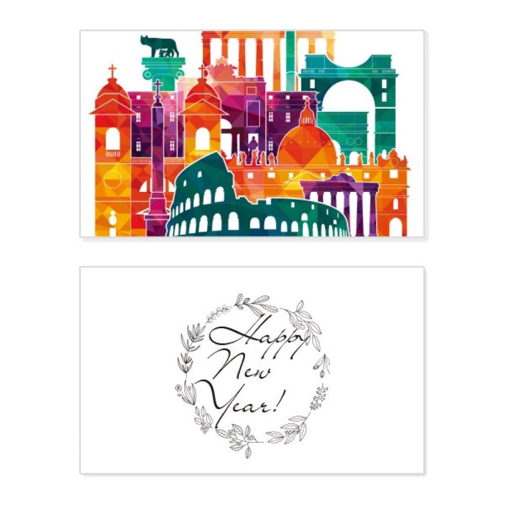 Tarjeta de Año Nuevo de Roma Italia para compartir deseos inolvidables 5