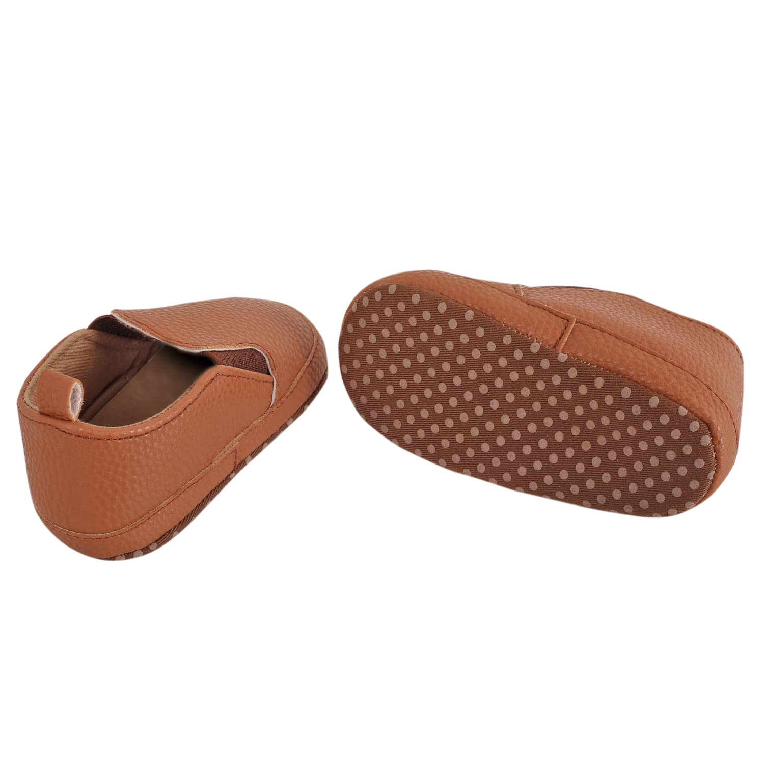 BabyMoo Chaussons à enfiler confortables et respirants pour bébé garçon et fille | Cozy Fleece Infant All Seasons Footwear