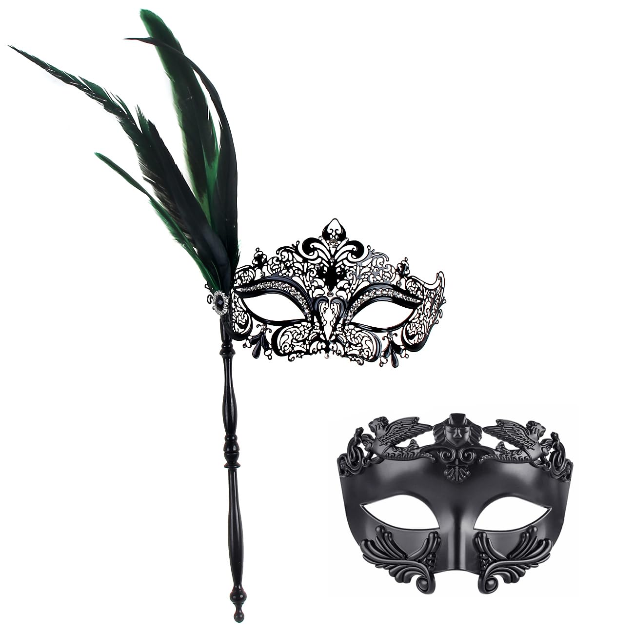 IETANGOne Pair Couples Half Wedding Venetian Masquerades Masks Party Costumes Masks