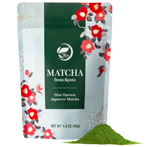 Wako Matcha, Single-Origin Uji Matcha from Kyoto, Japan (40g / 1.4 oz) – First Harvest, Authentic Ceremonial Grade, Green Tea Powder for Your Daily