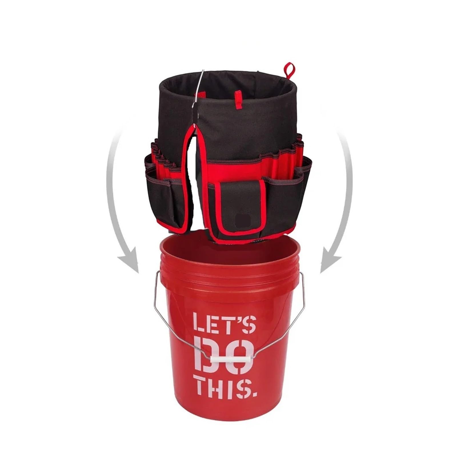 Bolsa organizadora de cubo, bolsa de almacenamiento, bolsa de herramientas de jardinería, bolsa de herramientas de jardín, bolsa de herramientas de mano, cesta de accesorios de plantación