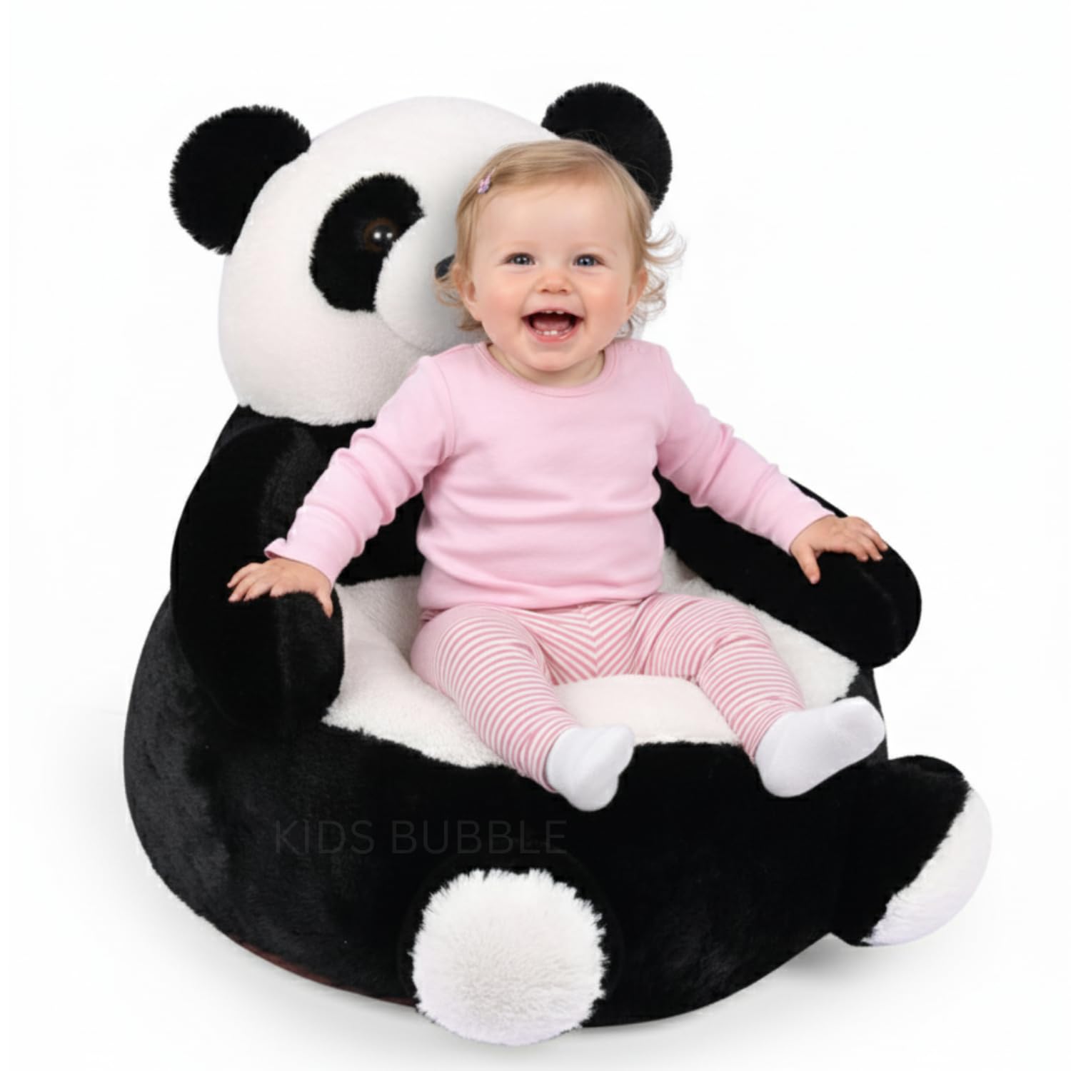Junior Cute Animal Fur Sofa Seat/Furry Cushioned Chair Stuffed with Fiber Cotton, Furniture for Kids, Playing Games or Relaxing | Luxurious Soft Fur Seat (2 Year to 8 Year Kid)-image-44