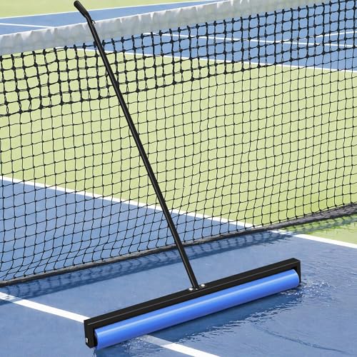 Montex Tennis Court Squeegee Foam Tennis Sponge Roller Lightweight Quick Clearing Tools for Tennis Basketball Sports Court Black