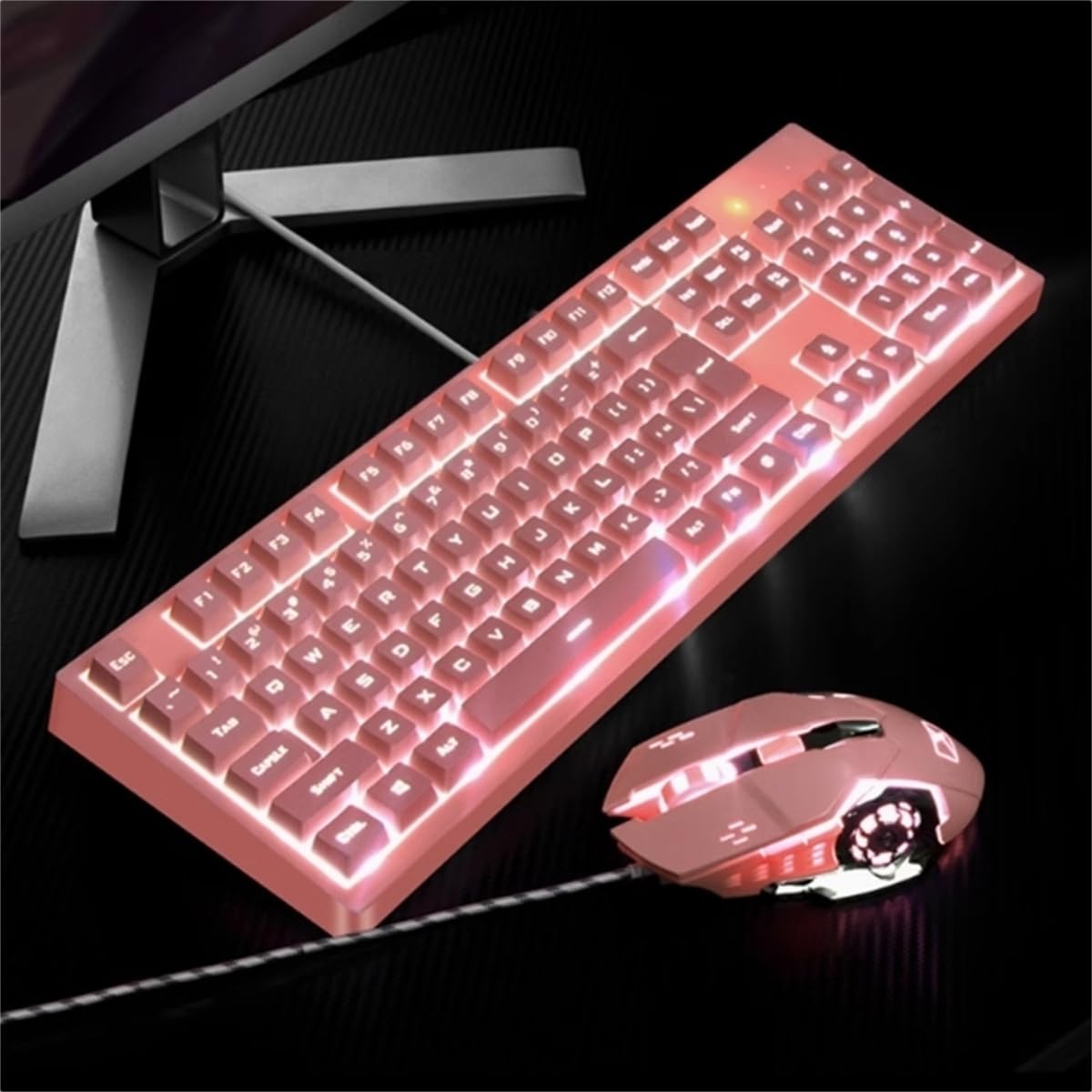 Regolatore Del Gioco Con La Tastiera E Le Cuffie Gioco Dei Giochi Video - Foto 1