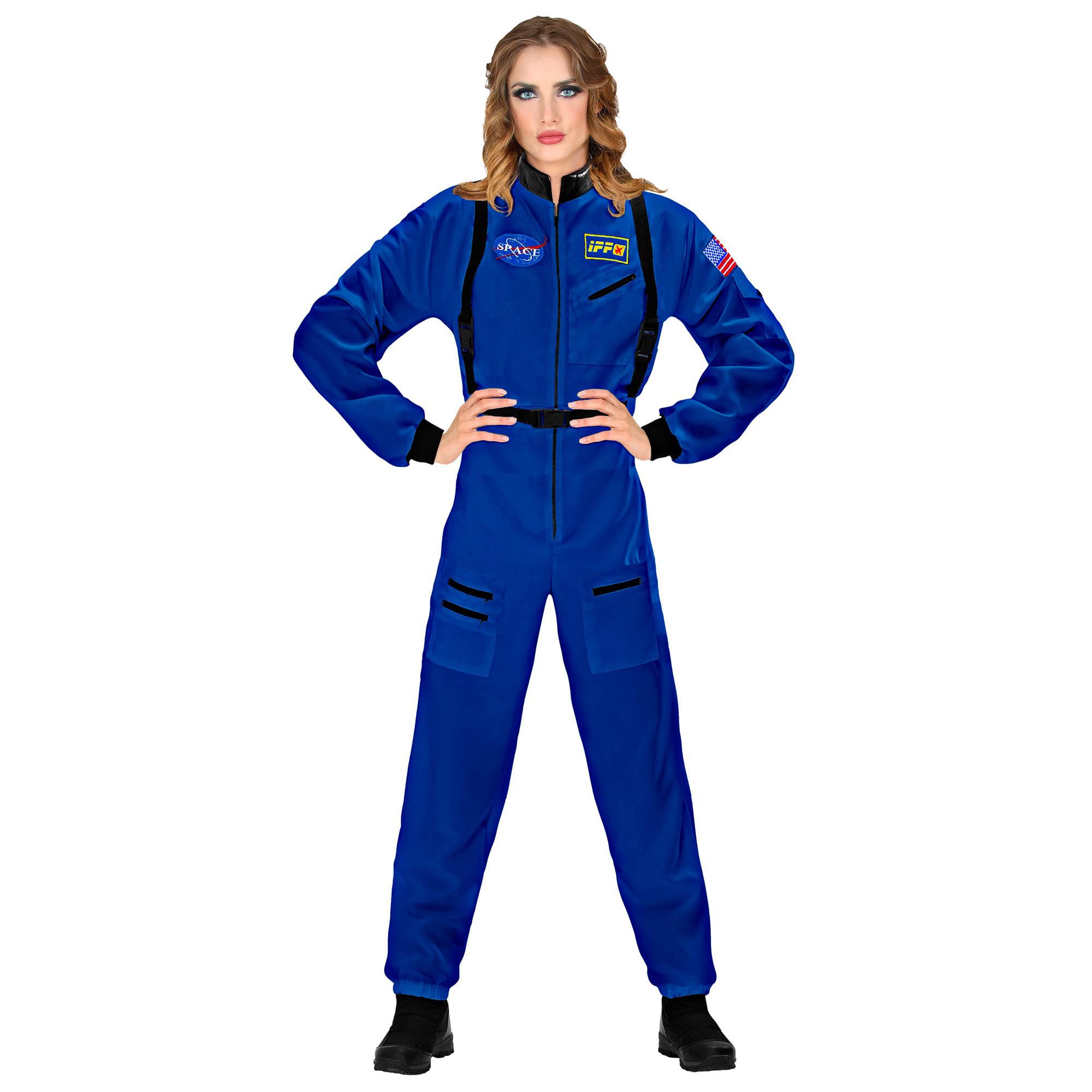 W WIDMANN MILANO Party Fashion - Astronaut Kostüm Damen, Weltraum Overall, Space Girl Outfit für Karneval & Mottopartys