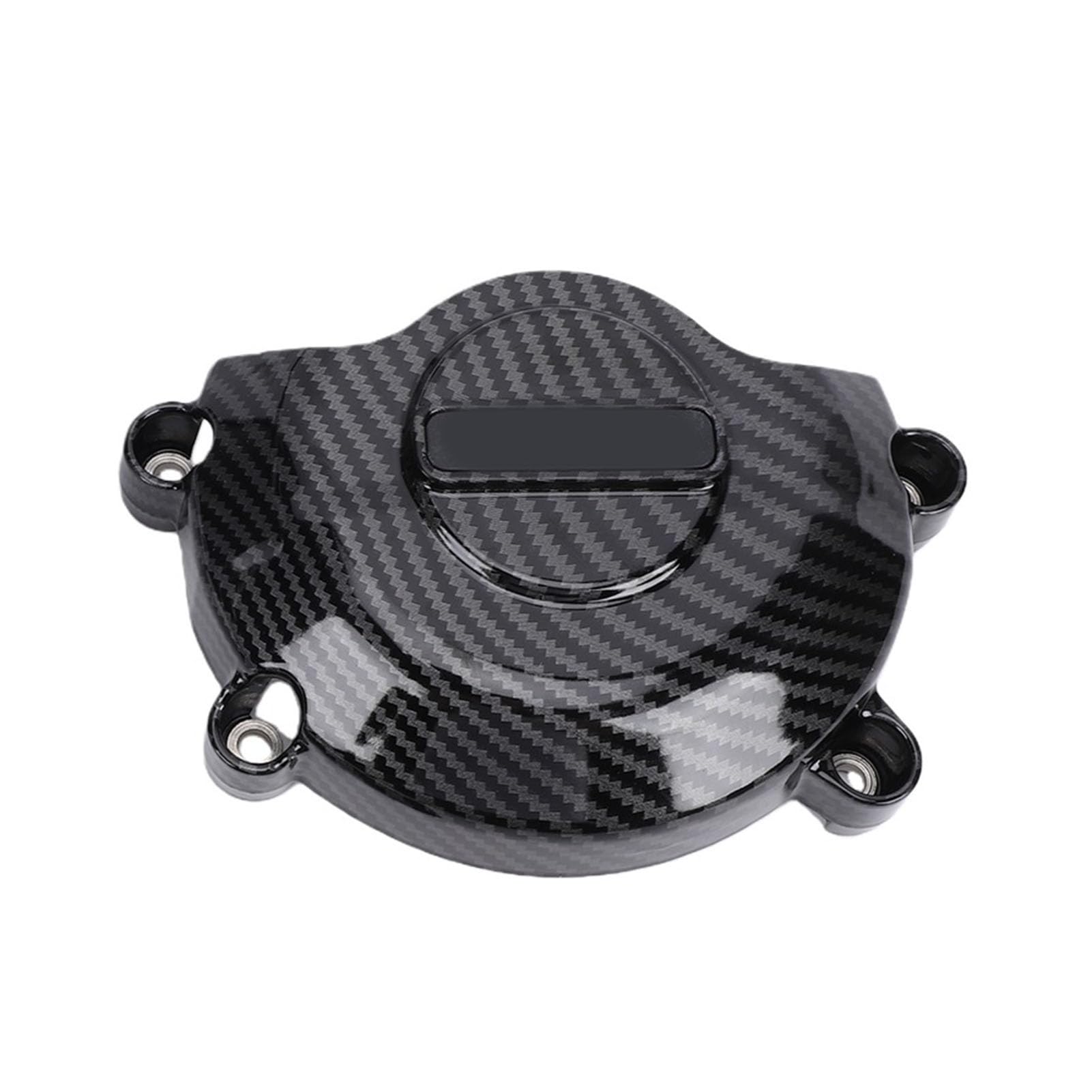 lyrlody Zestaw Osłon Silnika Motocykla 3 szt. Długie Nylonowe Włókno Szklane Osłona Obudowy Silnika Śruba Zamienna do YZF R6 2006 2025 do Jazdy Ulicznej i Naprawy Garażu (Włókno stylizowane na