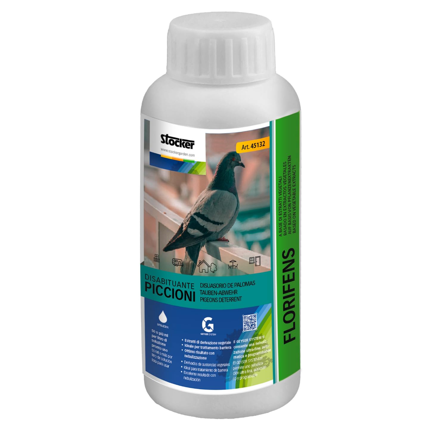STOCKER - Florifens Pigeon Disaccinator 250ml : Amazon.co.uk: Garden