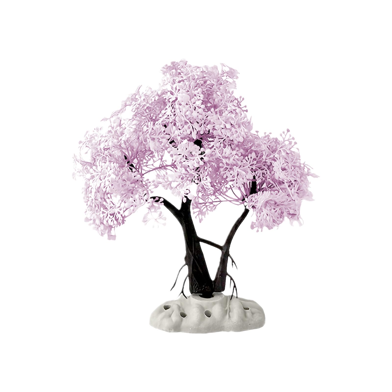 JTQYFI 3 Snowflake Design Pine Tree Aquascaping Decor, Safe Underwater Plant for Beginner & Aquarium Landscapes Aquarium Landscape Decoration