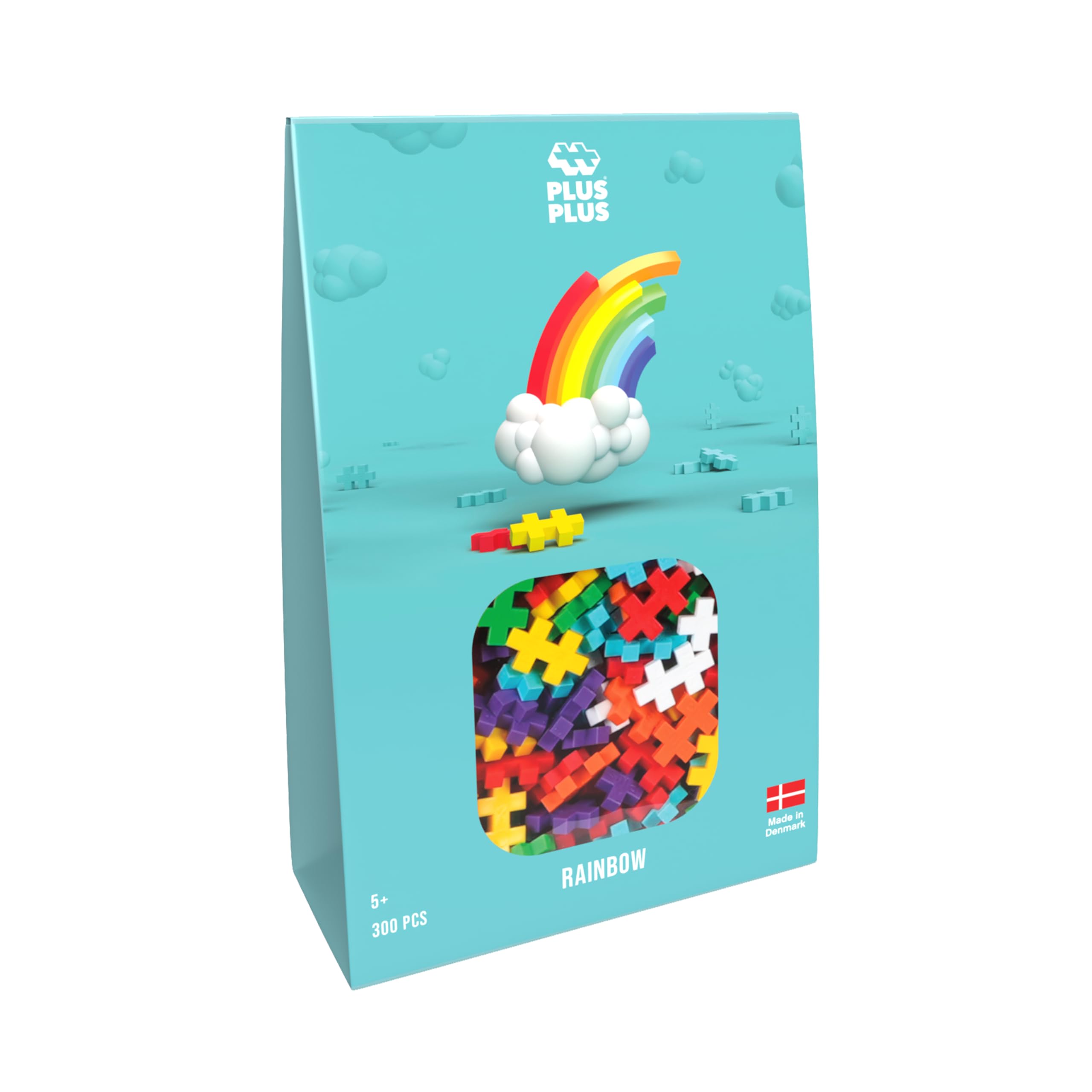 Juego De Construcción PLUS PLUS 300 Piezas Arco Iris - Bloques Creativos Para Niños A Partir De 5 Años