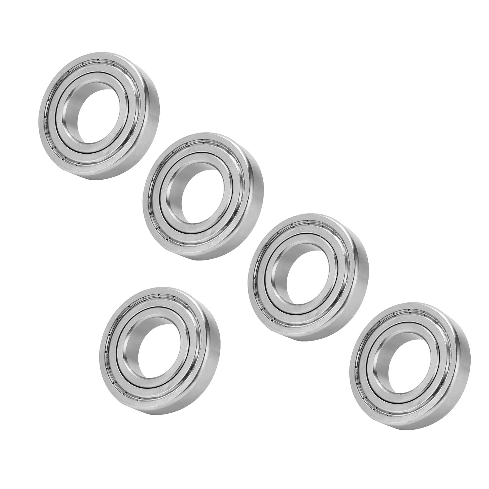 Domary Rodamientos de Bolas en Miniatura de Alta Velocidad S6207ZZ 72 Mm para Aplicaciones Maquinaria Fabricados en Acero Inoxidable 5 Piezas