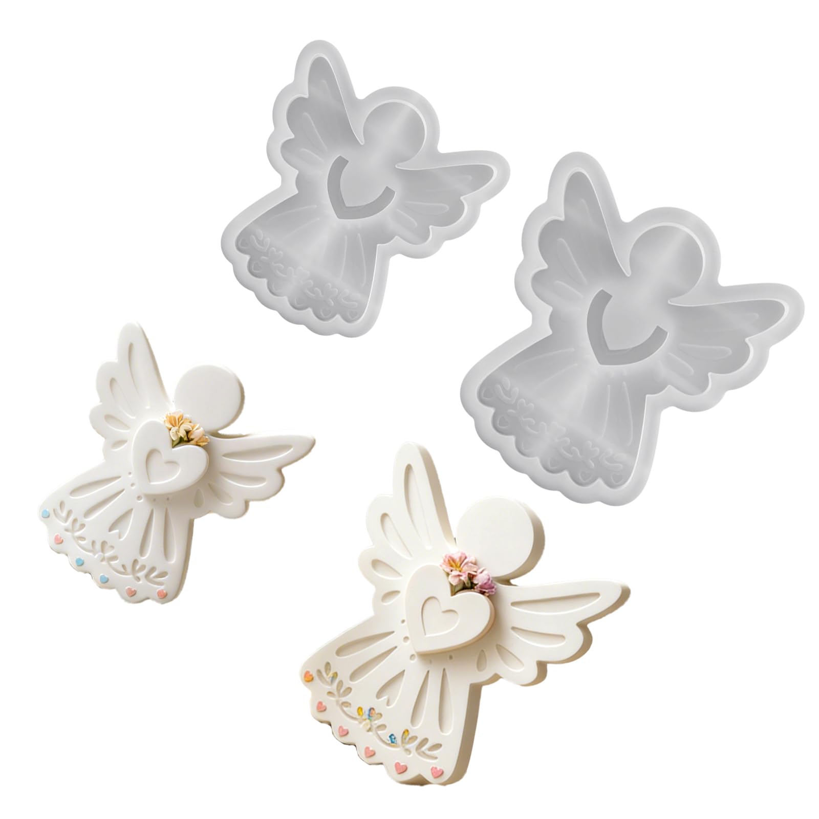 Jazuaiao Silicone Angelic Wing Artistics Home Decoration Fragrances Holders Gift Ideas Angelic Wing Silicone