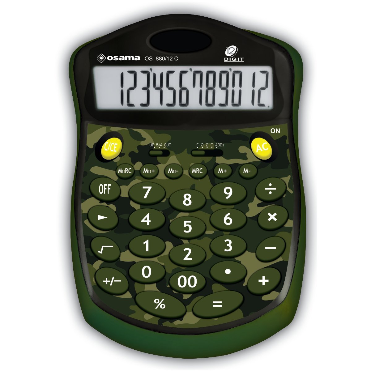 Calcolatrice Da Tavolo OSAMA Be Color - 12 Cifre, Doppia Alimentazione E 3 Tasti Memoria Per Ufficio E Studio (Blu) - Foto 9