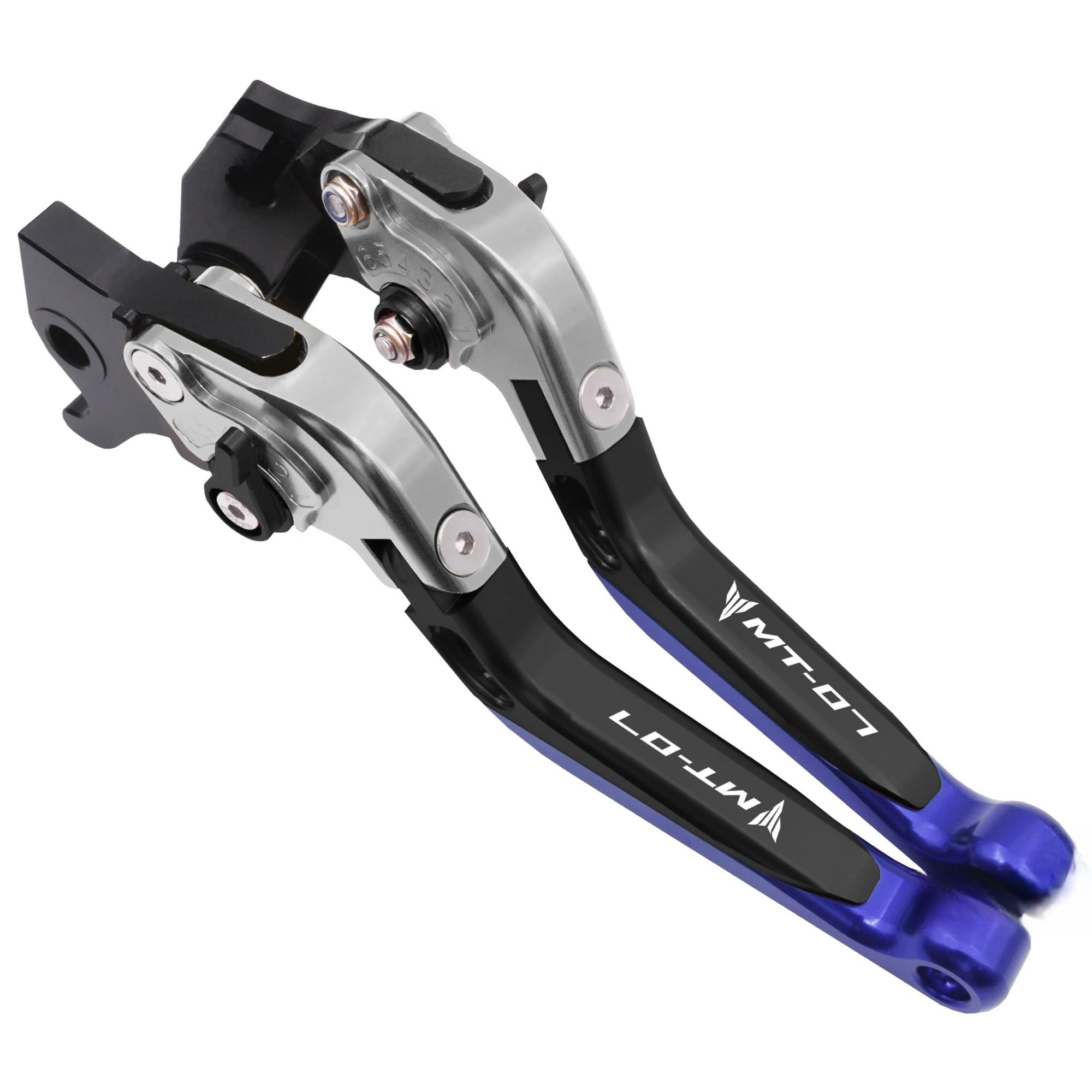 Dagmara Ti Bk Bu-Bk For Mt07 Brake Clutch Lever Motorcycle Adjustable Folding Levers Set For Mt-07 Fz-07 2014-2020