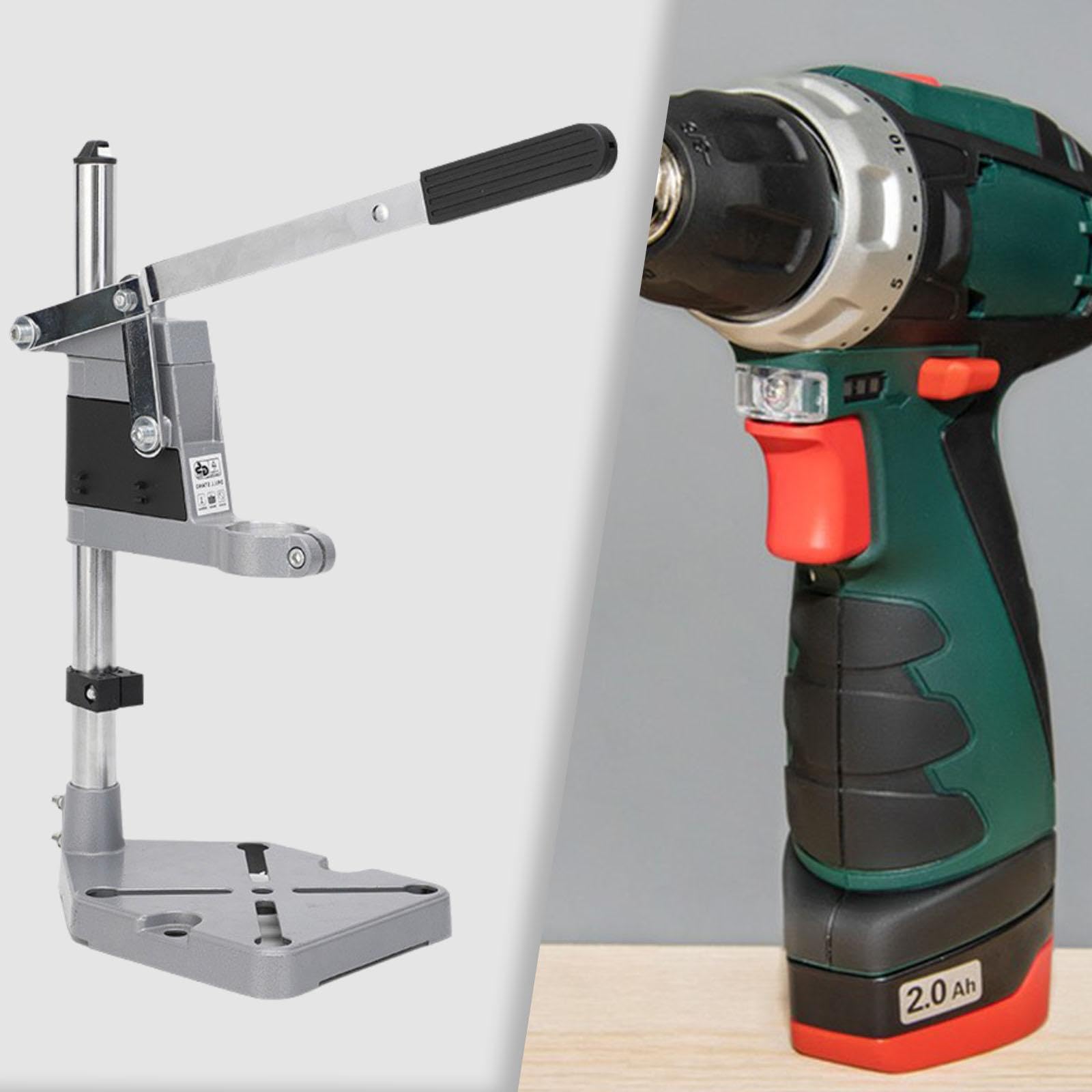 B Baosity Drill Press Table Electric Drill Bracket for Carpentry Grinding And Cutting, 36cmx15cmx41cm