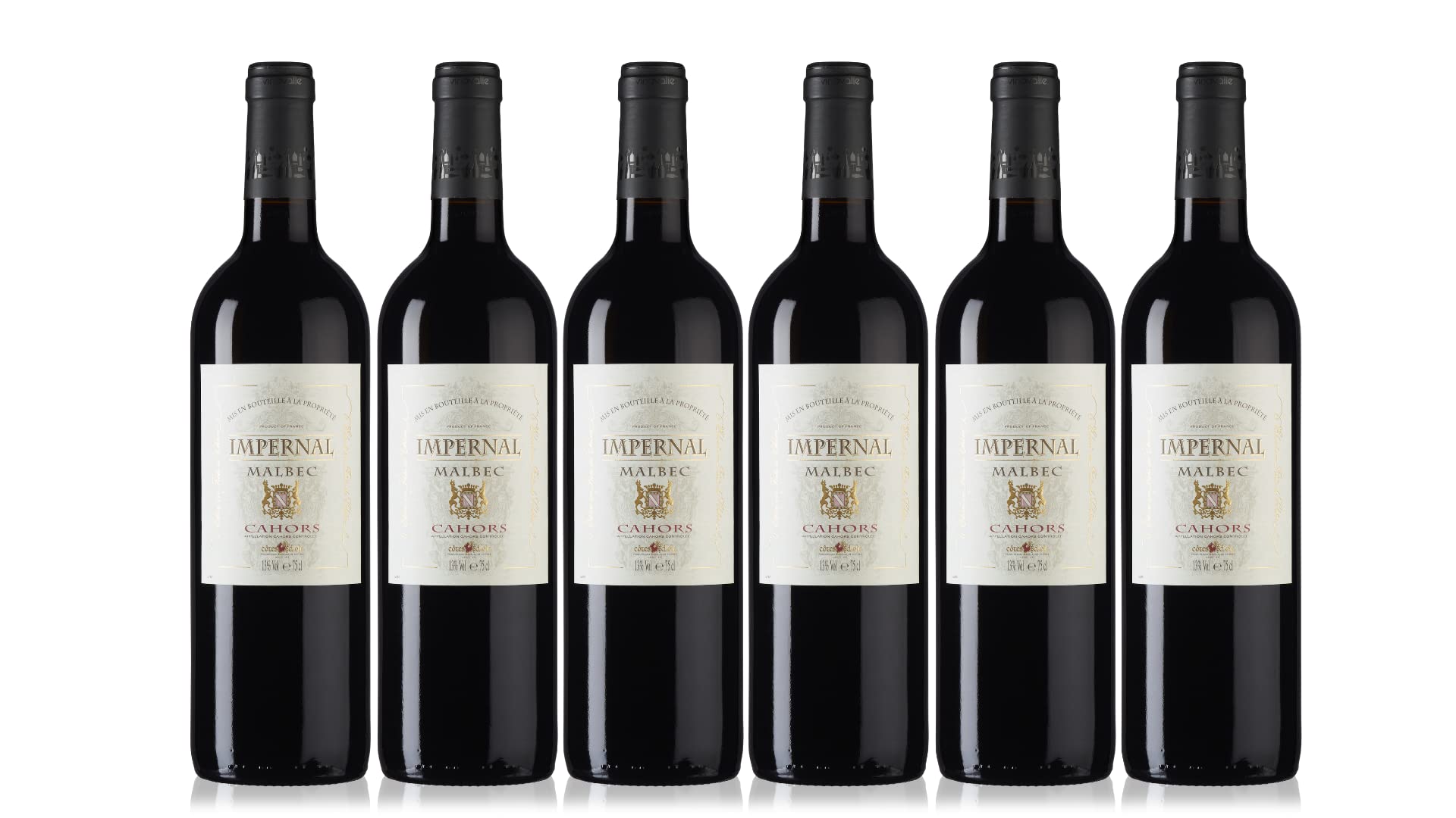 AOP Cahors Rouge "Impernal" - 100% Malbec - Carton 6 Bouteilles - Vinovalie