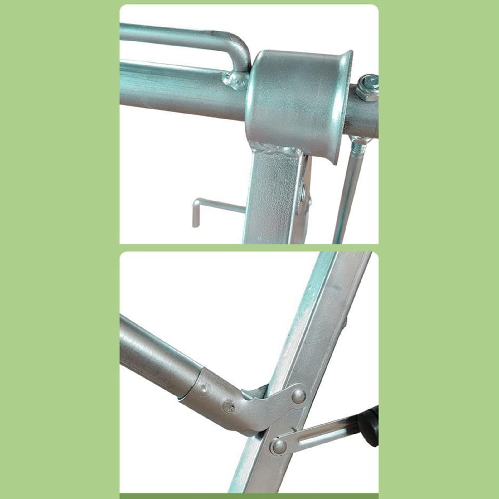 Baoblaze Supporto per Tubo Flessibile a manovella Manuale per Pulizia Domestica, irrigazione di Piante Esterne,