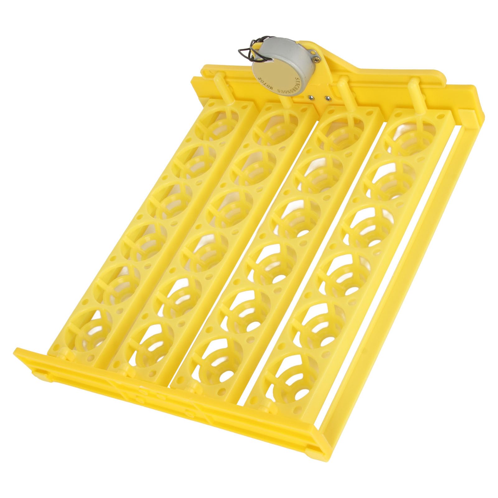 KIMISS 24 Capacidad de Huevos Bandeja de Huevos para Girar para Pato, Pollo, Pavo Real, Ganso - Solución de Incubación Eficiente y Tranquila (AC220V)