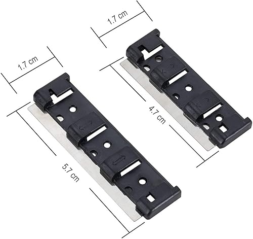 Miniatura 8 de hygger Cuchillas magnéticas de repuesto de acero inoxidable para limpiador HG-815 paquete de 5 pequeño