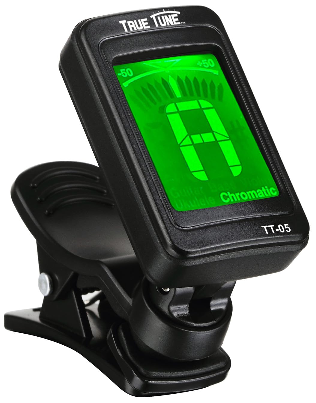 TT-05 - Afinador cromático LCD para guitarra, bajo, ukelelele, banjo, violín, mandolina