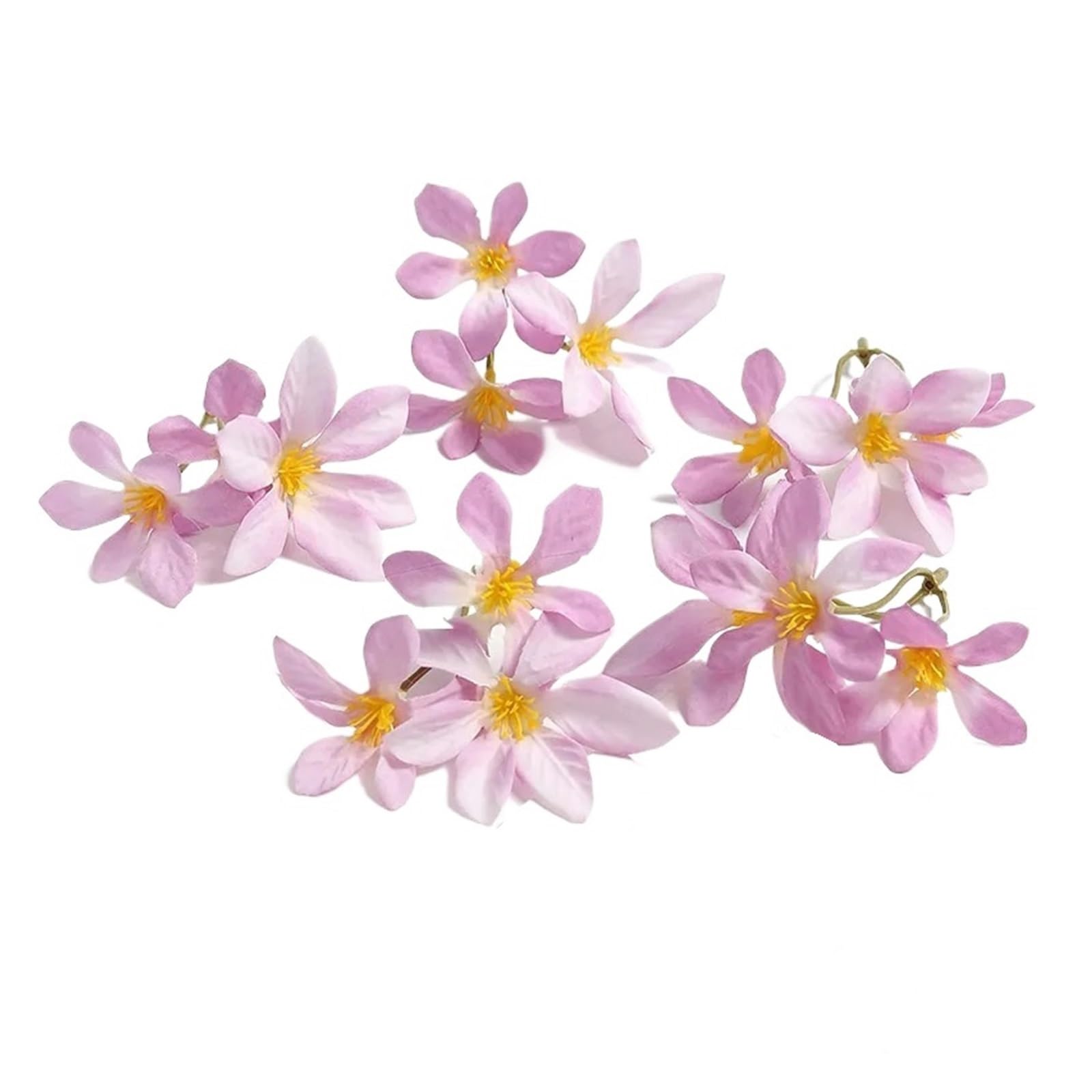 Casetlong 10/20pcs 9cm Artificial Flower Silk Head Simulation Home Decoration Wedding Craft(Pink Purple,20Pcs)