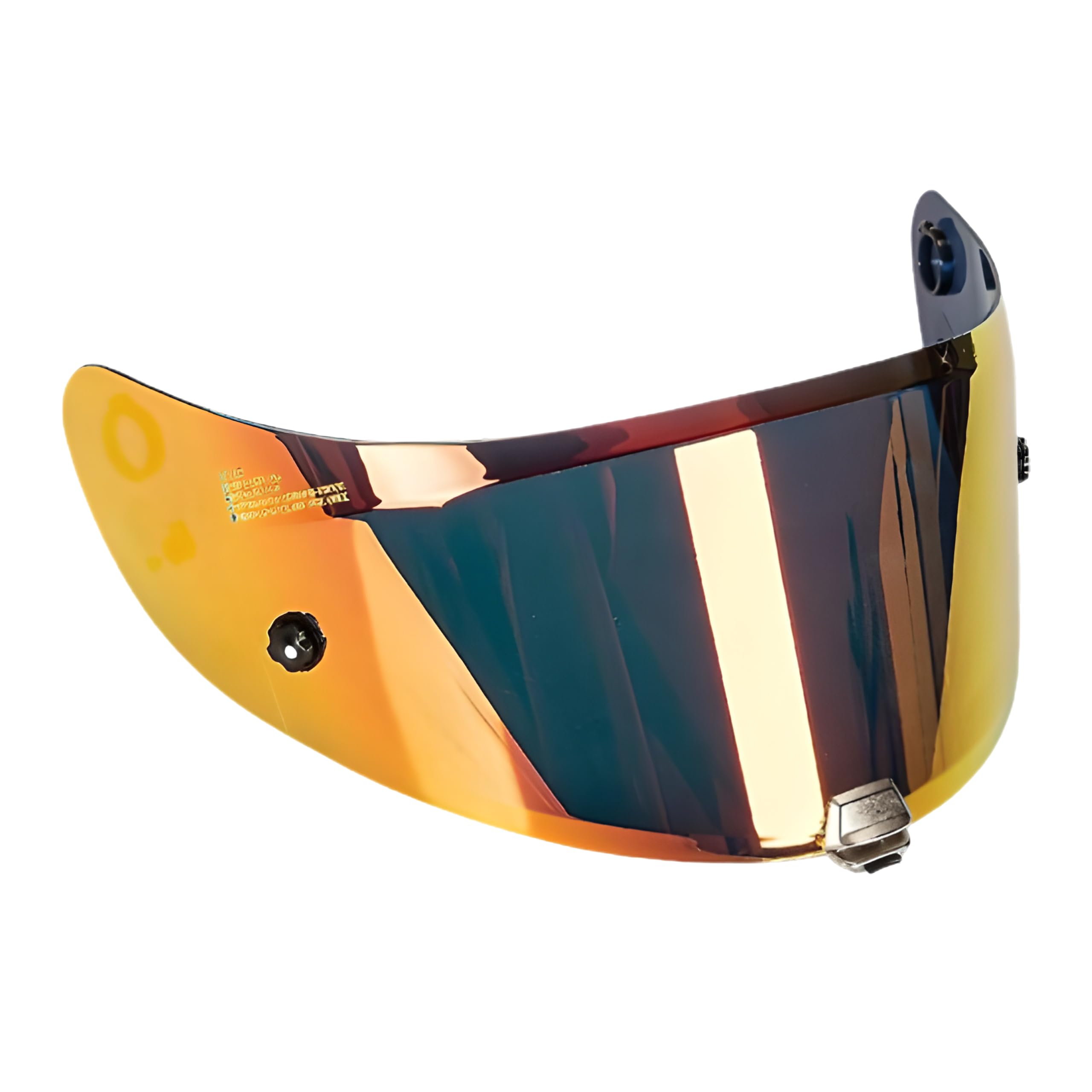 Guajiro - Visiera Casco Compatibile con HJC HJ26 - RPHA11 - HJC RPHA70 - (CARBON) | Schermo Casco con supporto Pinlock Antifog e sistema Tear-off | Policarbonato di Alta Qualità (Rosso)