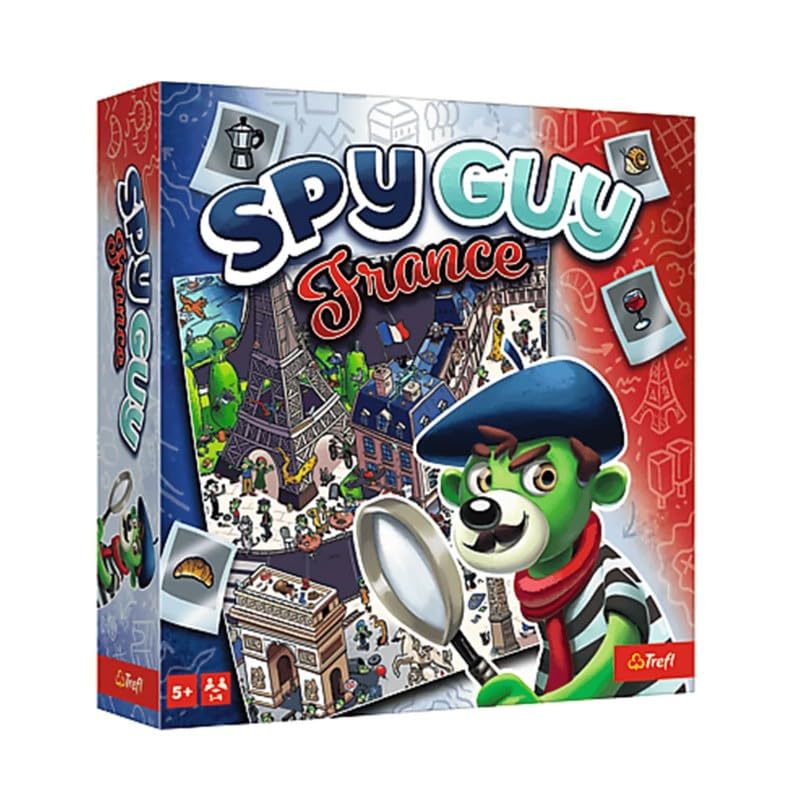 Trefl Spy Guy Francia – Juego Cooperativo De Investigación Con Monumentos Franceses, Ideal Para Niños Y Adultos A Partir De 5 Años