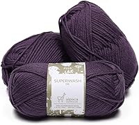 Vista 16 de Superwash - Juego de 3 madejas de hilo de lana 100% pura (5.25 onzas), peso DK, procedente directamente de Perú, celestial suave y perfecto