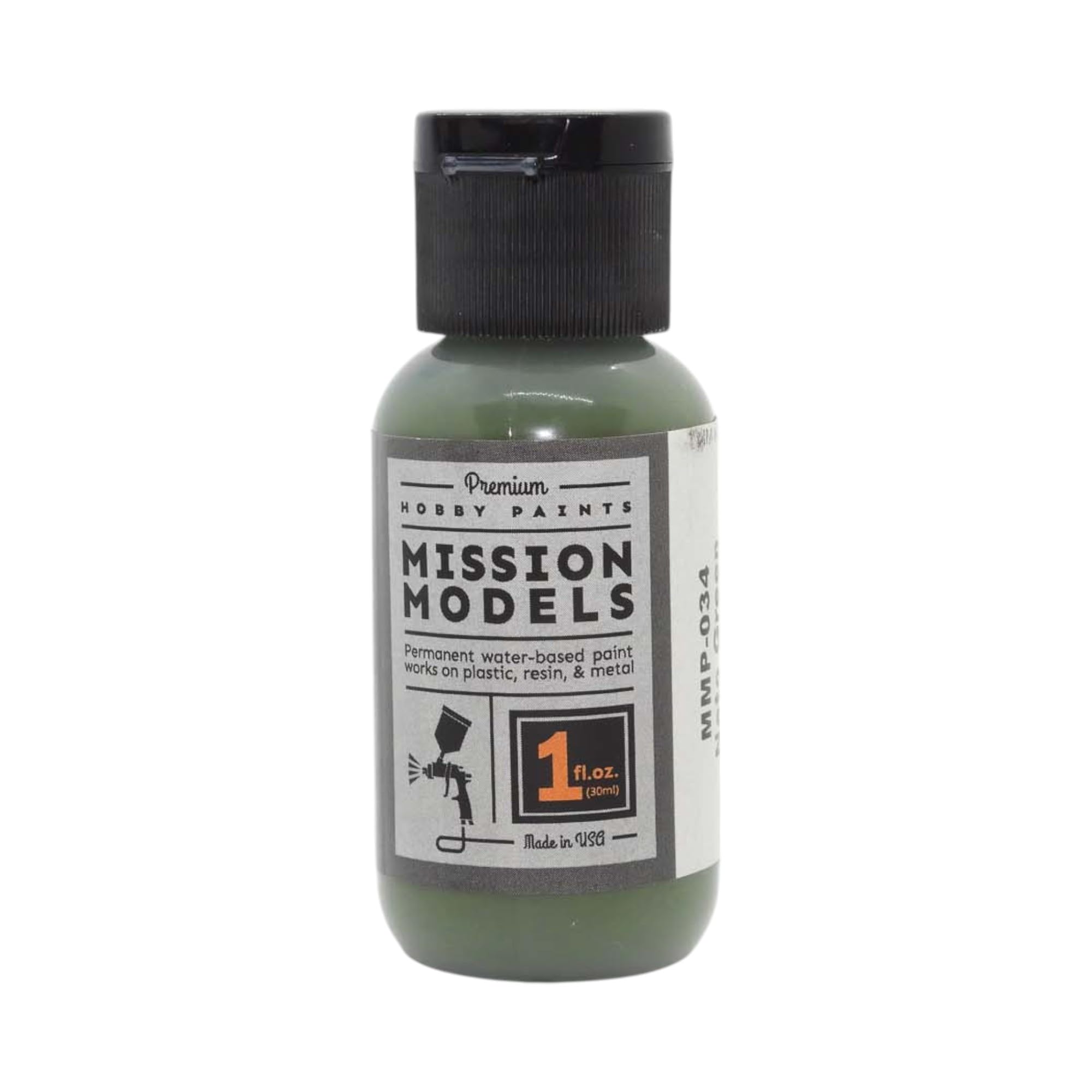 MISSION MODELS MMP-034 NATO Green Acrylic Paint 1 oz (30 ml)