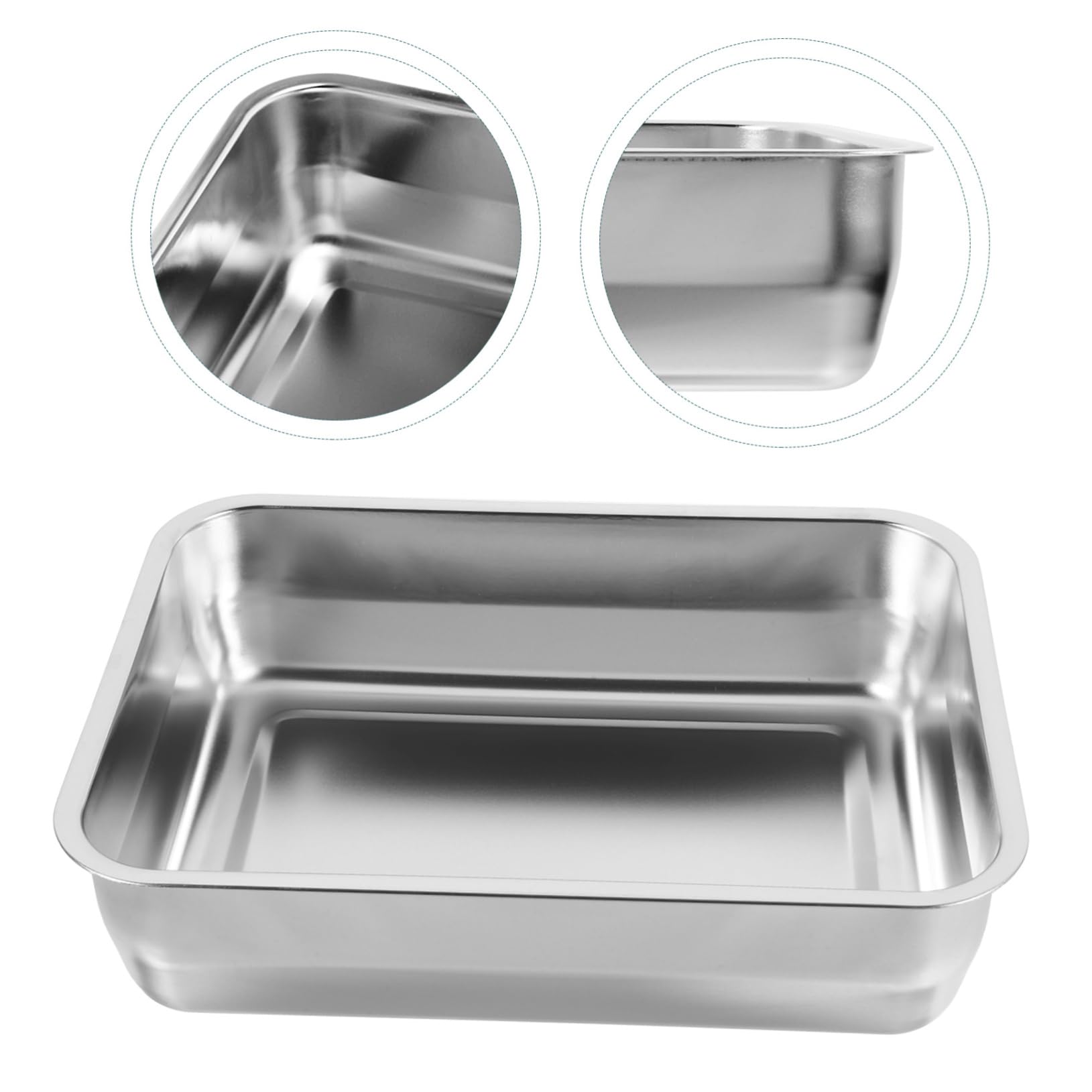 ABOOFAN Plateau De Rôtissage Émaillé Rectangulaire Plat De