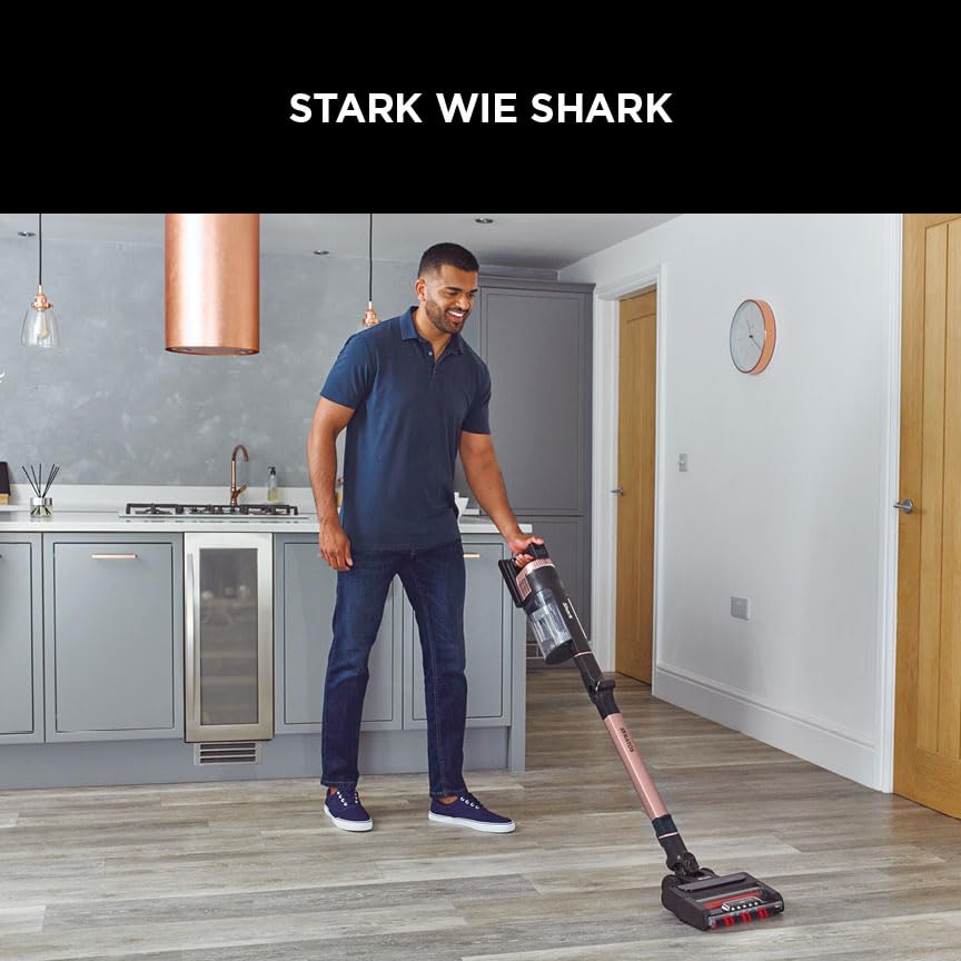 Shark Stratos Akku-Staubsauger, 60 Min. Laufzeit, Roségold/Anthrazit – Ansicht 2