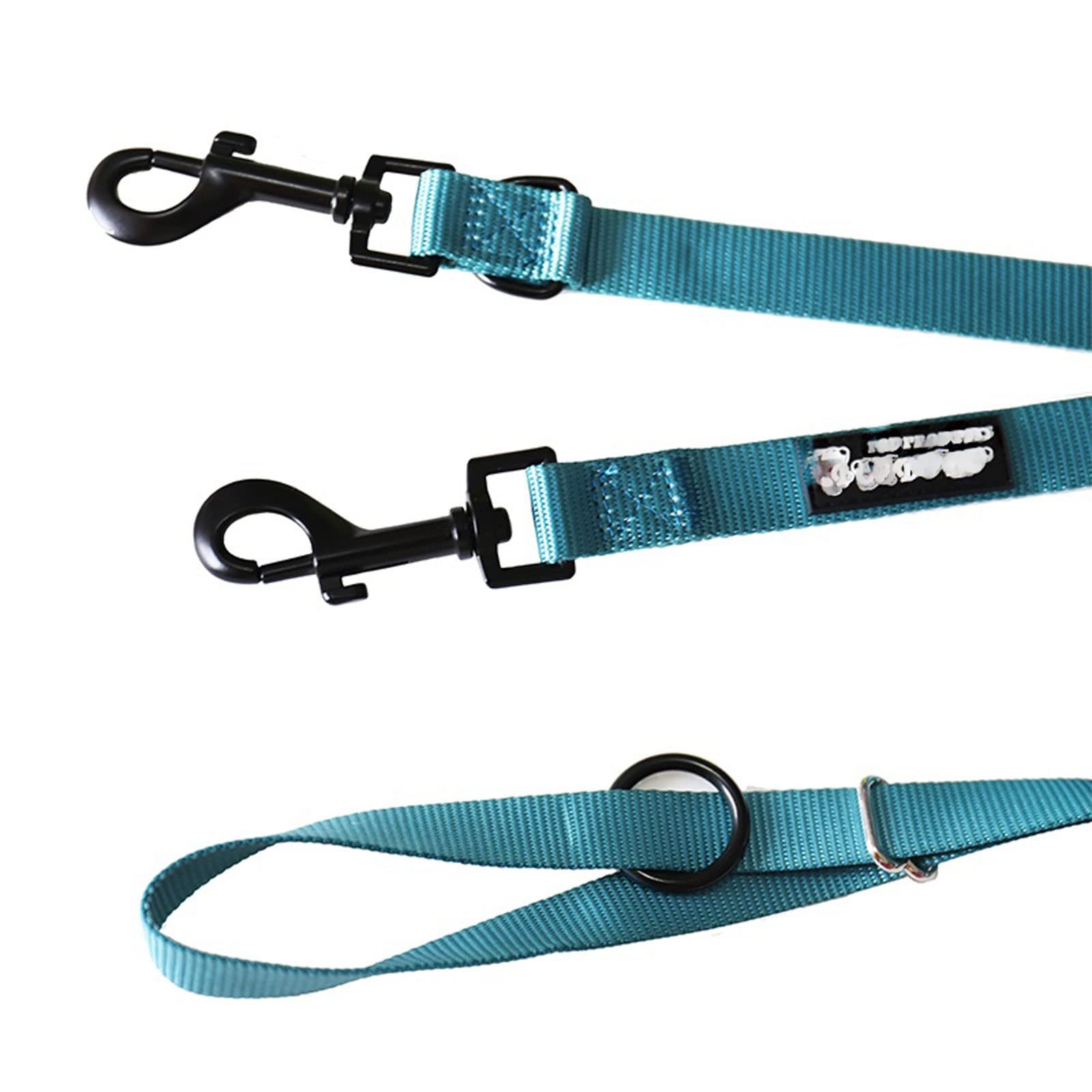 XIANGFAGS Correa Perro Correa de Perro de Doble Cabeza for Caminar 2 Dos Perros Longitud Ajustable Correa de Perro de Plomo Doble Multifuncional for Perros pequeños medianos Grandes