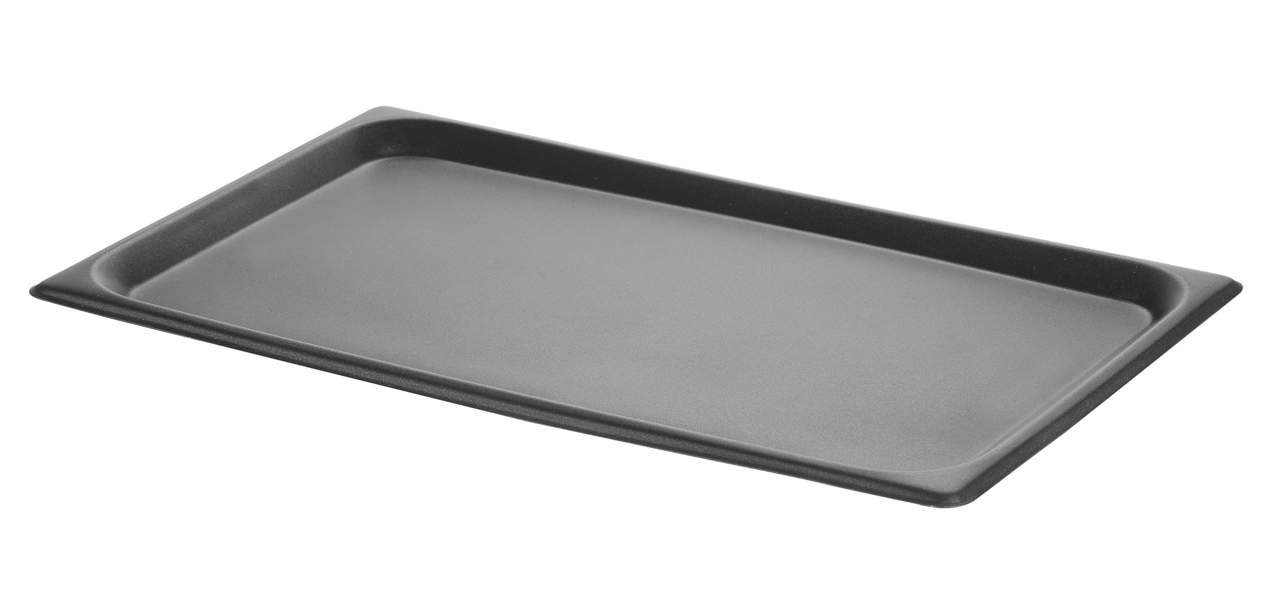 HENDI Teglia da forno, GN 1/1, CONVECTOMAT, vassoio per forno, per l'uso in forno, barbecue, per cuocere, con bordo ampio e rivestimento antiaderente, resiste fino a 200°C, 530x325x(H)17mm, alluminio