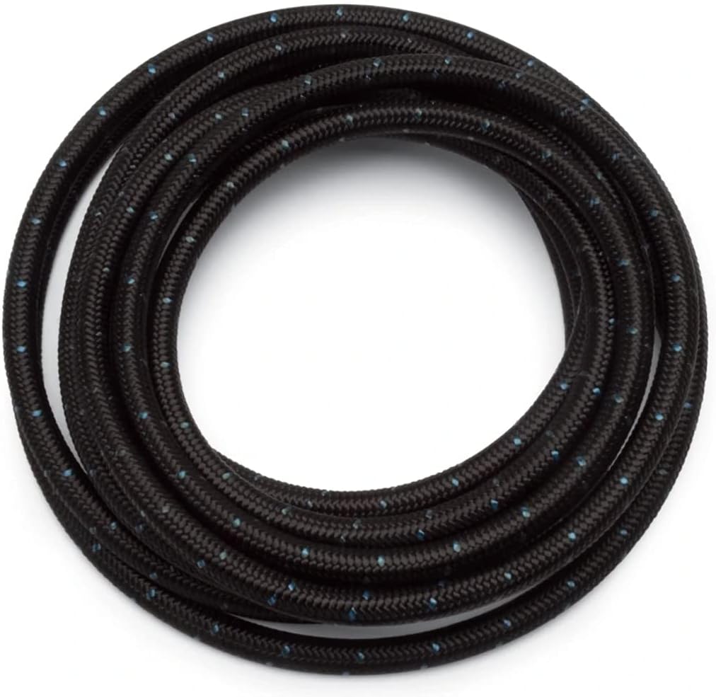 Russell ProClassic Hose AN Size -6 10 ft. Roll Max psi 350 Black Cloth Blue Tracer