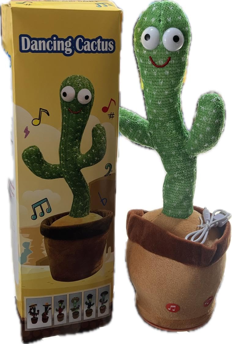 Dancing Cactus Talking Toy, Cactus Plush Toy, Wriggle & Singing Recording Repeat What You Say Funny Education Toys for Babies Children Playing, Home Decorate (B0CWYT5C8P) Amazon Price History, Amazon Price Tracker