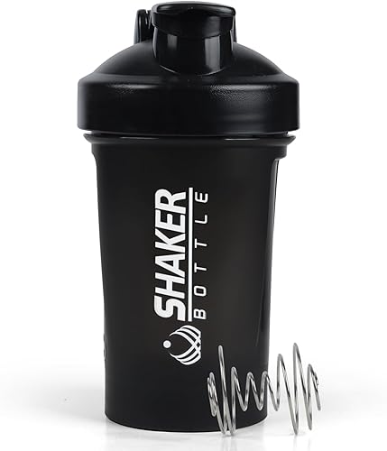 Miniatura 8 de XTKS Botella mezcladora de proteínas de 24 onzas, a prueba de fugas, vaso agitador de gimnasio con asa y bola mezcladora, mezcla bebidas sin