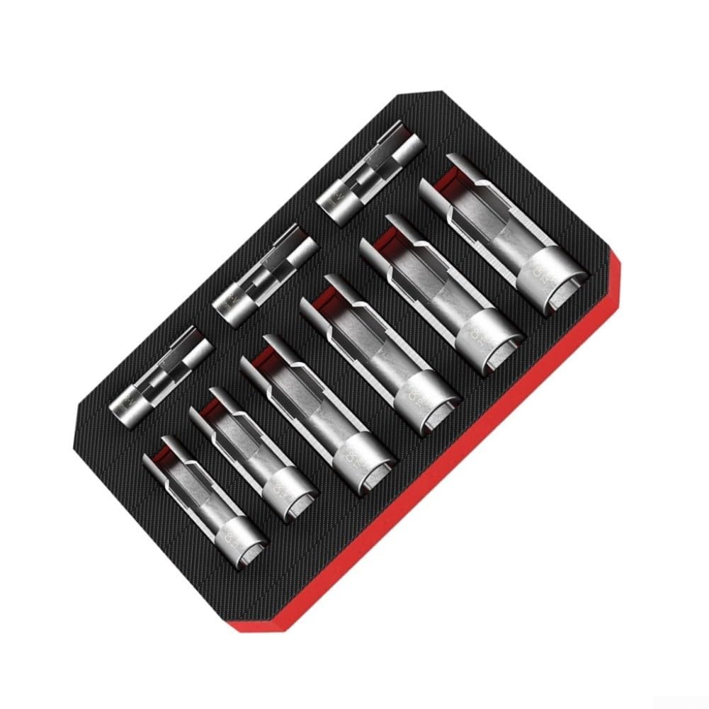 Juego de Vasos Ranurados Extra Largos para Tubos Flexibles