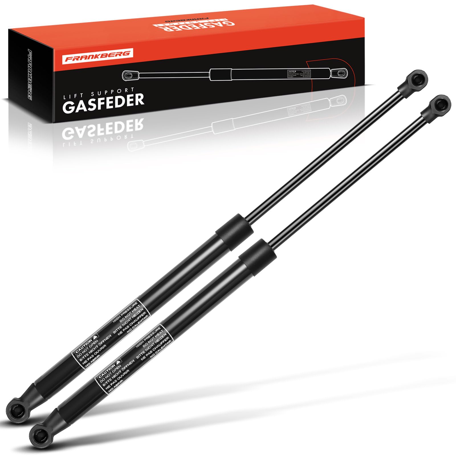 Frankberg 2x Ammortizzatore a molla a gas per portellone posteriore 500737 | Compatibile con: Fiesta VII Van, Fiesta VII HF HJ
