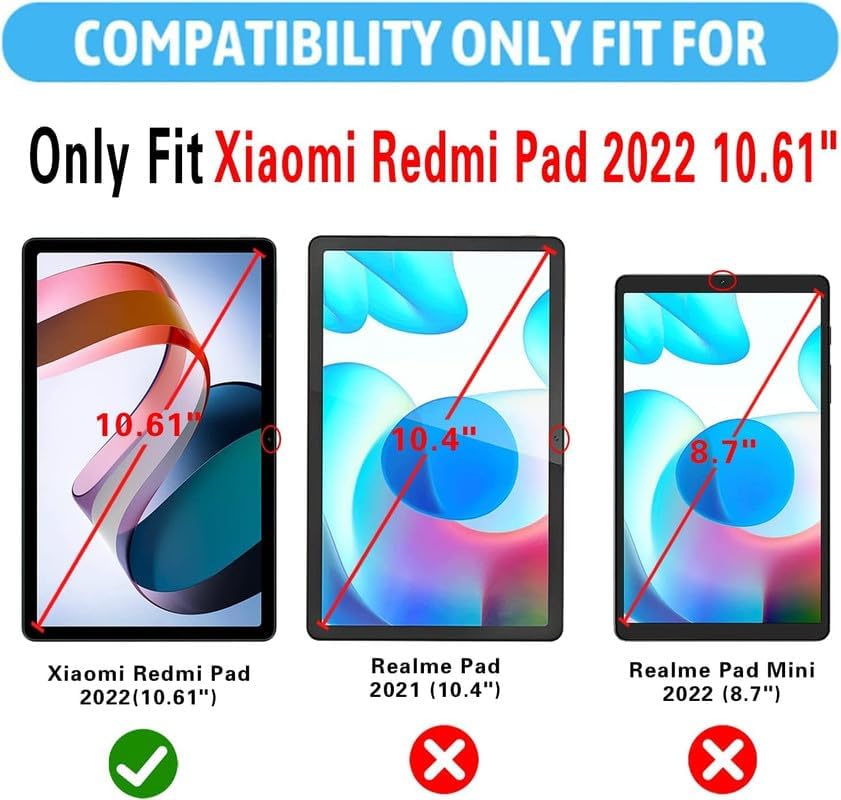 Image of Unbreakable Screen Protector Guard for Redmi Pad 10.61 inch Tablet, |1 Pack| 9H Flexible PET Film, HD Clear, Anti-Scratch, Bubble-Free (Not a Tempered Glass)