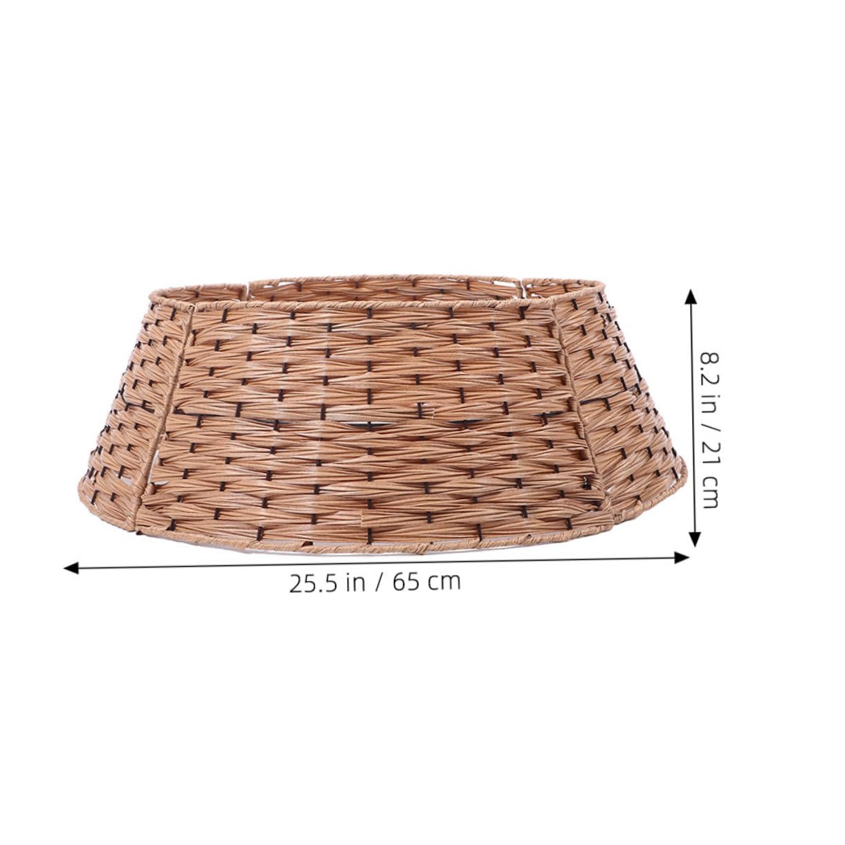 Skórka Do Choinki Stylu Nordic Ozdobny Krąg Woven Podstawa Choinkę Dekoracja Świąteczna Do Domu i Ogrodu Elegancki Boże Narodzenie