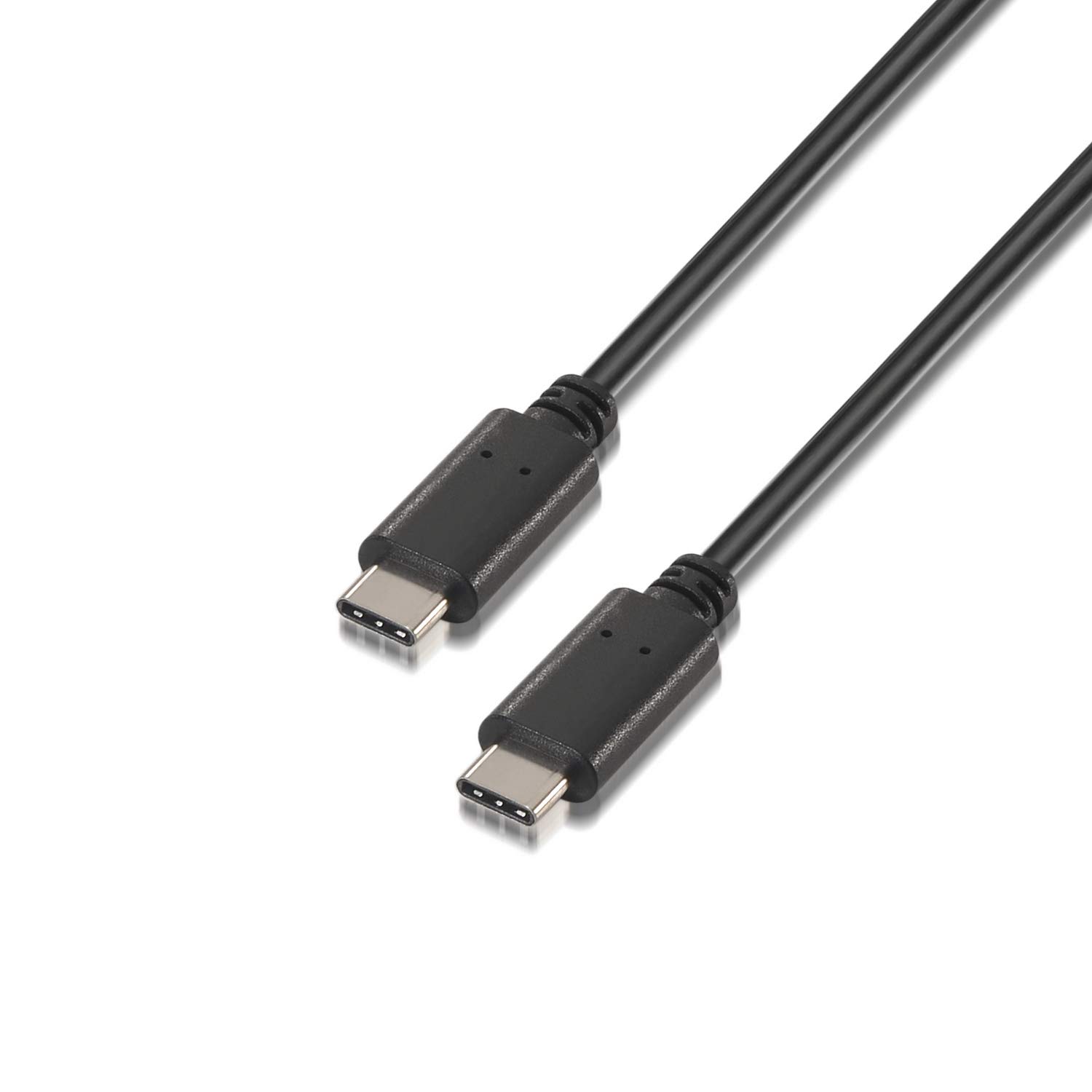 Aisens Schwarz Kabel Usb 2.0 3A Typ Usb C/M-Usb C/M, 0,5 M
