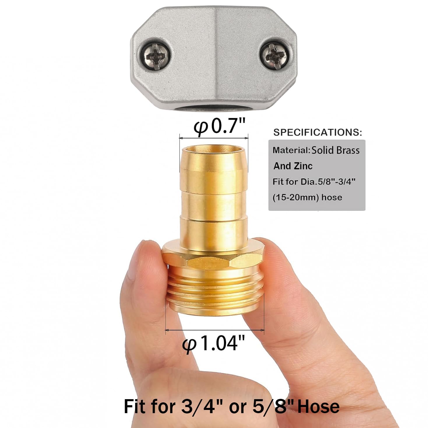 Raccord Réparateur De Tuyau - Jardin Couvert