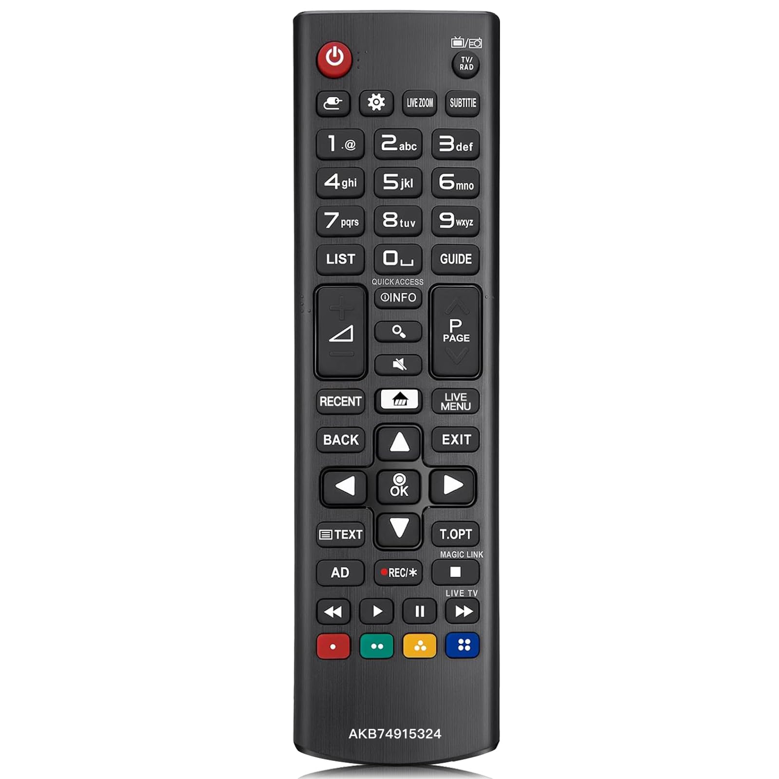 Replacement LG TV Remote Control for all LCD LED Smart TV - No Setup Required LG remote