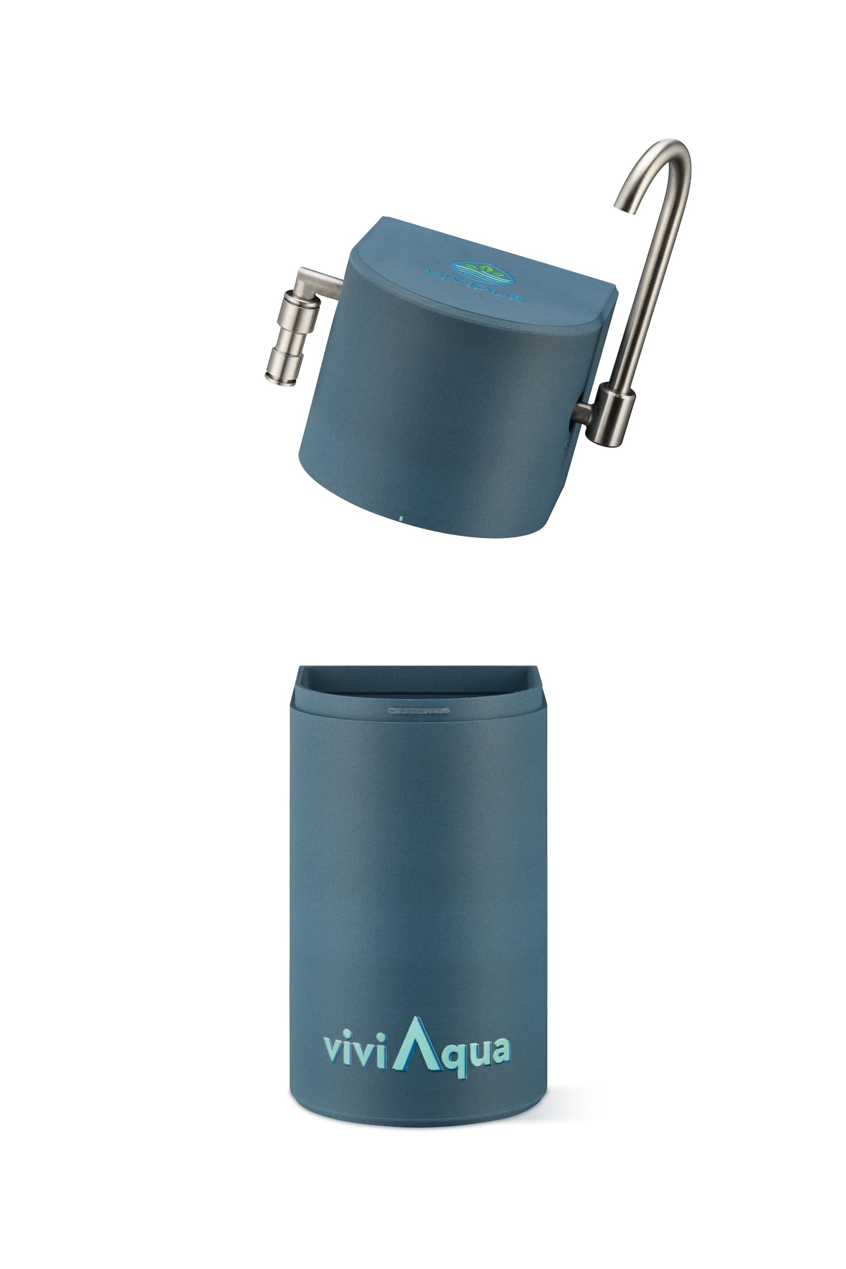 AG5 Filtro Acqua di Ricambio Originale | Cartuccia Antibatterica Ioni Argento 0,5 Micron | Elimina Cloro Batteri Odori | Mantiene Sali Minerali | 6 Mesi | Viviaqua Made in Italy